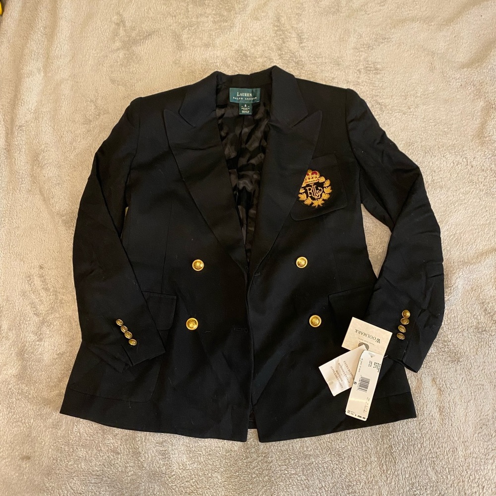 Vintage Polo Ralph Lauren Women’s Monogram Blazer
